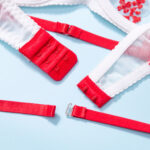 Phantasie Dessous Floral Stickerei Unterwäsche Voll Transparent Spitze Intime Set Frau 2 tlg. Nahtlose BH Outfits – Bild 5