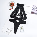 Verband Sexy Dessous Body Frauen Halter Exotische Kleidung Schwarz Boden Sissy Heißer Sinnliche Body – Bild 6