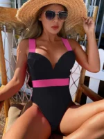 black-pink-one-piece