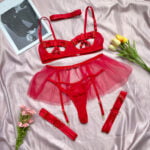 Dessous Sissy Intime Sexy Hot Weibliche Unterwäsche Phantasie Langerie Body G-String Thongs Erotische Kostüme – Bild 4