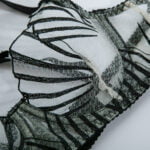 Phantasie Dessous Für Frauen Transparenter Spitze Stickerei Strumpfband 3-tlg. Sexy Unterwäsche Sheer BH Intime Kits Bilizna Set – Bild 4