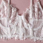 Sexy transparentes Spitzen-BH-Set für Frauen – 2-teilig in Weiß – Erotische Unterwäsche für Hochzeit & besondere Anlässe – Bild 4