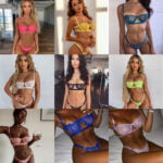 Sexy frauen Unterwäsche Dessous Durchsichtig BH Low Cup Spitze Unterwäsche Set Sexy Dessous Set BH Und Panty set – Bild 3