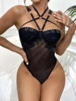 Sinnlicher Damen Body aus feiner Spitze - exotisch, sexy und bequem! – Bild 5