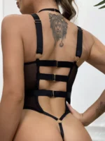 Sinnlicher Damen Body aus feiner Spitze - exotisch, sexy und bequem! – Bild 6