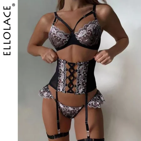 Verführe in stylischer Bilizna: Sinnliche Damen-Dessous mit Fancy BH & Verband Bund