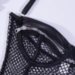 Sinnlicher Latex-Netz-Body: Exotisches Kostüm für verführerische Nächte – Bild 6