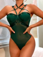 Sinnlicher Damen Body aus feiner Spitze - exotisch, sexy und bequem!