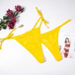 Spitze Tanga Damen 2er Set bequem dünn hochwertig – Bild 3