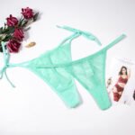 Spitze Tanga Damen 2er Set bequem dünn hochwertig – Bild 4