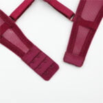 3-piece tiefem V 1bra + 2 tanga spitze unterwäsche transparent ungefüttert weiche bh set – Bild 6