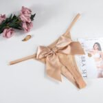 Damen Sommer Mode Leichte Komfortable Einfache Sexy -dünne Tanga Großen Bogen Tanga – Bild 2