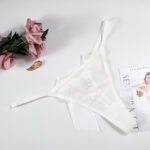 Damen Sommer Mode Leichte Komfortable Einfache Sexy -dünne Tanga Großen Bogen Tanga – Bild 3
