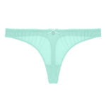 Französisch Damen Mesh Atmungs Sexy Unterwäsche Helle Farbe Weichen Tanga – Bild 5