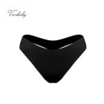 Frauen Nahtlose Höschen Seide Sexy Thongs Weibliche Unterwäsche Low-Rise Thong Einfarbig Pantys Vertrauten Dessous