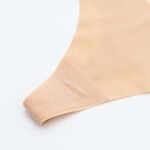 Frauen Nahtlose Höschen Seide Sexy Thongs Weibliche Unterwäsche Low-Rise Thong Einfarbig Pantys Vertrauten Dessous – Bild 5