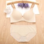 Glänzend bügelloseversammelt unterwäsche frauen anzug einfache einteiliges bequeme bh set – Bild 5