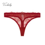 Rot farbe sexy damen tanga sexy dessous mesh spitze transparent atmungs höschen
