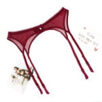 Sexy Garn Transparent Feste Unterwäsche S M L XL XXL Schwarz/Weiß/Wein Red Garter Gürtel – Bild 4