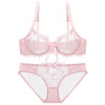 Sexy Tiefe V Plus Größe Dessous -dünne A/B/C/D Cup 2 BH sets/Lot – Bild 5