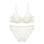 Sexy Ungefüttert Unterwäsche Frauen Spitze Marke Solide Ungefüttert 2 BH Sets/Lot – Bild 6