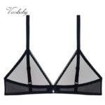 Sexy unterwäsche mesh Transparent dessous BH Gürtel Panty Strümpfe