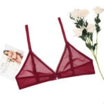 Sexy unterwäsche mesh Transparent dessous BH Gürtel Panty Strümpfe – Bild 3