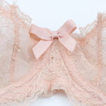 Sexy Damen BH & Slip Set | Spitze | Halbschale | Rückenverschluss | Festes Muster – Bild 6