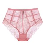 frauen sexy high-rise lace briefs hohl unterwäsche hohe elastizität komfortable höschen – Bild 3