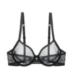 Verführerisches 3-teiliges Dessous-Set für Damen | Transparente Spitze & ungefütterter Push-up BH | Sexy Unterwäsche inkl. String – Bild 4