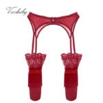 sexy floral spitze mode transaprent unterwäsche garn hohe qualität strumpfbänder + strümpfe 2 stücke S M L XL XXL