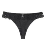 sexy low-rise thongs komfortable spitze low-taille unterwäsche S M L XL XXL schwarz höschen – Bild 2