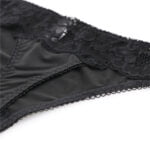 sexy low-rise thongs komfortable spitze low-taille unterwäsche S M L XL XXL schwarz höschen – Bild 5