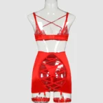 Ellolace Fancy Lingerie Cross Bra Push Up Underwear Bandage Garter Luxury Lace Brief Sets Exotic Intimate Sensual Sexy Outfit – Bild 6