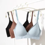Damen Wireless BH - Tiefer V-Ausschnitt, Gepolsterte Bralette - Größen S-XL – Bild 7