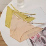Frauen Sexy Höschen Low-taille Bogen Kurze Unterwäsche Weibliche G String Komfortable Dessous Transparent Dessous – Bild 6
