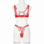 Transparente Reizwäsche Dessous Damen – Verführerisches Spitzen Set – Bild 8