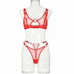 Transparente Reizwäsche Dessous Damen – Verführerisches Spitzen Set – Bild 6