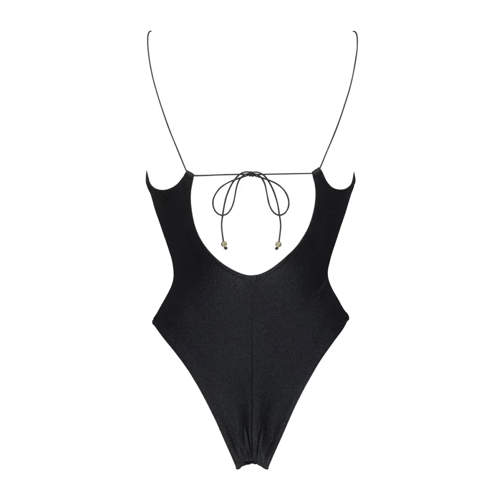 Push Up Monokini Damen schwarz sexy Badeanzug | brasilianischer Schnitt – Bild 5
