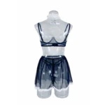 Sexy Maid Uniform Lace Mesh Erotik Cosplay Outfit Damen Reizwäsche Set – Bild 10