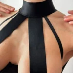 Erotische Cut-Out Body Damen im Bondage Style | Unzensierte Reizwäsche in Push-Up | Monokini & BH | Luxus-Lingerie für besondere Anlässe – Bild 3
