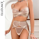 BH Damen transparent Tüll Polka Dots Dessous Unterwäsche