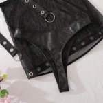 Latex Clubkleid Punk Damen Outfit – Bild 13