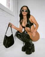 Latex Clubkleid Punk Damen Outfit – Bild 4