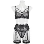 Lace Sexy Lingerie Transparent Hot Porno Lace Erotic Outfit Ladies Sexy Bra Set Romantic Fancy See Through Bra Panties Lingeries – Bild 2